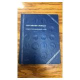 Jefferson Nickel collection folder partially