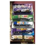 5 advertising trucks in original packaging