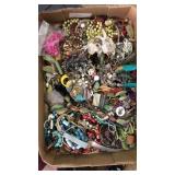 Flat of assorted jewelry