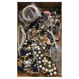 Flat of assorted jewelry