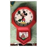 Elgin Welby Mickey wall clock, plug in
