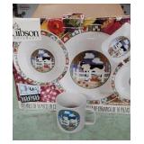 Gibson 16pc Barnyard Dish set.