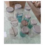Box of Vintage Canning Jars
