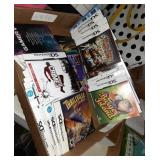 Large flat of Nintendo Game Instruction Booklets