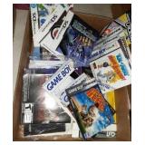 Flat of Game Boy Instruction Booklets