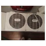 Holmes DUAL window fan with expander
