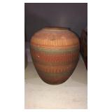 Southwestern vase signed