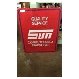 SUN metal sign 30 x 24