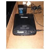 Sony Discman. And Plantronics headset.