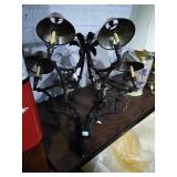 Large, unique chandelier. 
Has 6 light fixtures