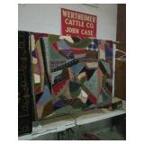 Crazy quilt. Says 1900 on it