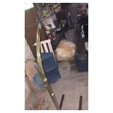 Floor lamp tall brass like