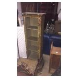 Old clock made into shelf top is removable