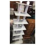 Display shelf/rack base is heavy, hand painted