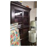 Corner cabinet Cairo hutch  7ft tall, 4 1/2 ft