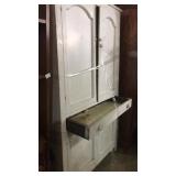 Cabinet back leg needs repaired, 6ft tall 3