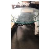 Patio table rod iron