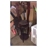 2 plant stand tables, scratched up