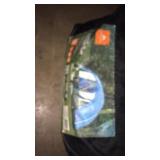 Tent in bag and camp cot