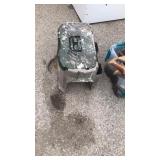 Stool step and container with saws and more