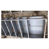 Tall sturdy metal shelf