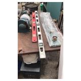 Light bar fixture, levels and table grinder