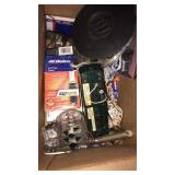 Box, first aid kit walkiebtalkie parts and more