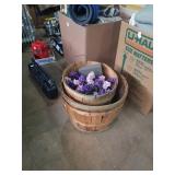 Group of apple baskets various sizes