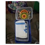 Misc plates and storage