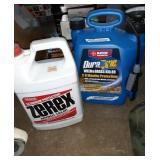 2 bottles, one Antifreeze and Weed & Grass killer