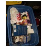 2 totes with lids great gift ideas and misc