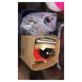 Heaping Tote of kites , books, & plenty of things