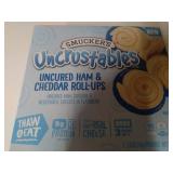 You get 3 boxes of ham and cheese rollups for 1