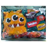 You get 1 monster bag if candy. Almost 6lbs.