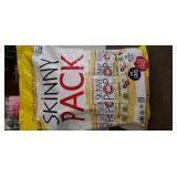 3 large bags SKINNY POP WHITE CHEDDAR POPCORN. 6