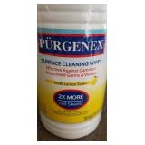 PURGENEX SURFACE CLEANING WIPES. Effective