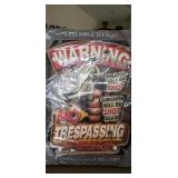 LED 3D METAL SIGN by RIVERS EDGE. 
WARNING NO