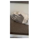 One dozen WORK GLOVES. 60% COTTON. HAS GRIP DOTS.