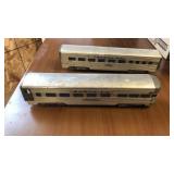 2 American Model Toys train cars Sante Fe line.
