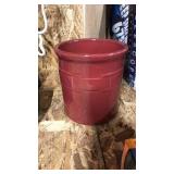 Longaberger utensil crock traditional red