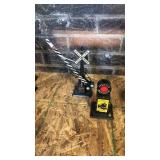 Pair of Marx. Metal railroad crossing arm &