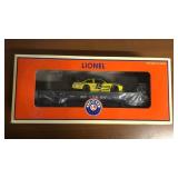 Lionel flatcar with Menards race car 6-26393 in