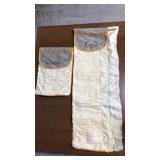 2 handmade protective rolls. One for knives and