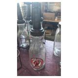 Mohawk motor oil modern bottle with Mobil gas