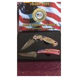 Trump 2020 knives