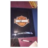 Harley Davidson bikers rule crystal not carved