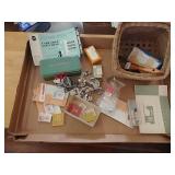 Vintage sewing parts & needles etc..