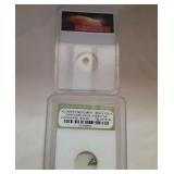 Group of 2. Authentic Mars Rock & Meteorite Space