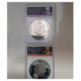 2 Trump 2020 Inauguration Coins in case