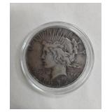 1935 Liberty Dollar in case